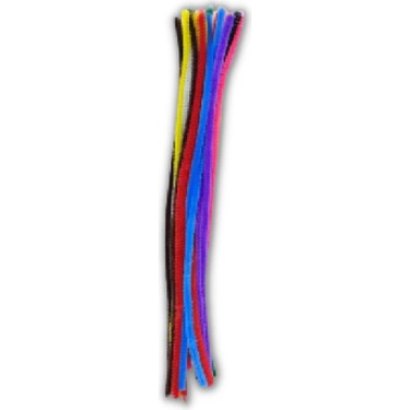 Şönil Renkli 50 cm 25'li 1 Paket 